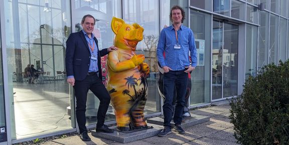 Andreas Mueck, Johannes Zawatzki bei der DGZFP in Schweinfurt