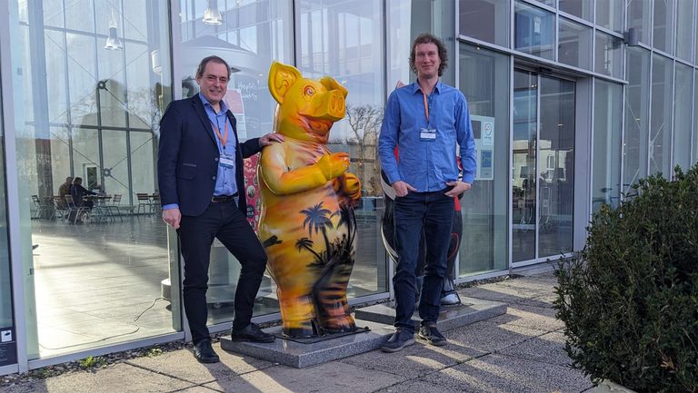 Andreas Mueck, Johannes Zawatzki bei der DGZFP in Schweinfurt