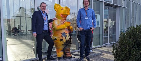 Andreas Mueck, Johannes Zawatzki bei der DGZFP in Schweinfurt